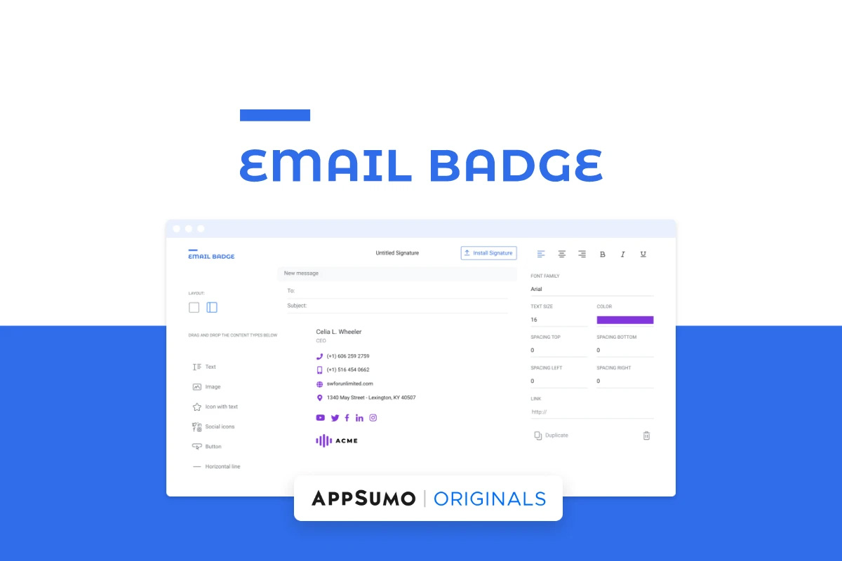 Email Badge