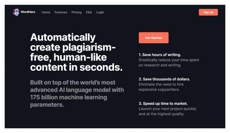 Advantages of WordHero AI Writing Tool