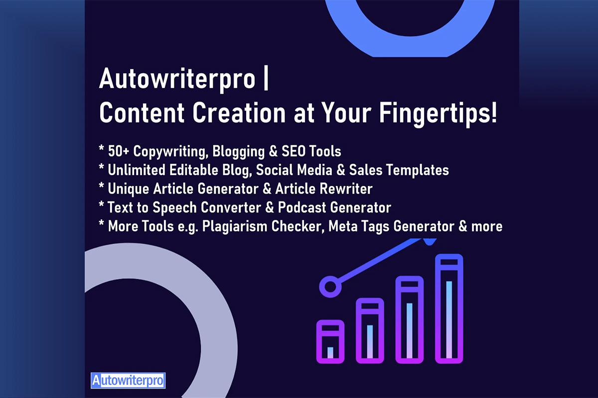 Autowriterpro 50+ Copywriting Tools