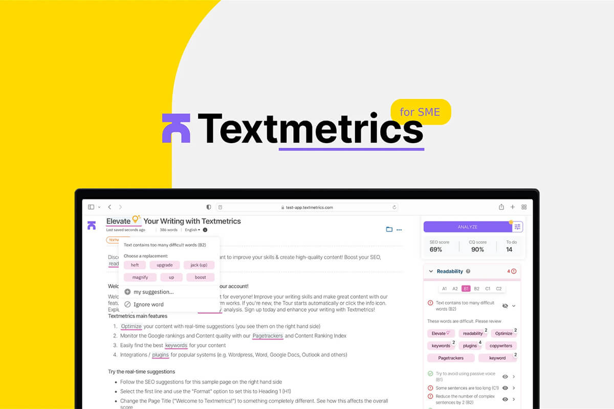 Textmetrics SME